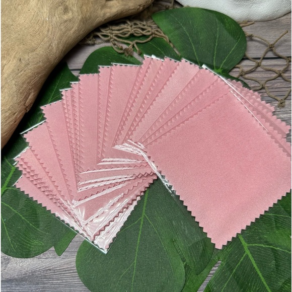 Individually Wrapped Blank Jewelry Cleaning Polishing Cloths Resin, Glasses Lot - Picture 4 of 16